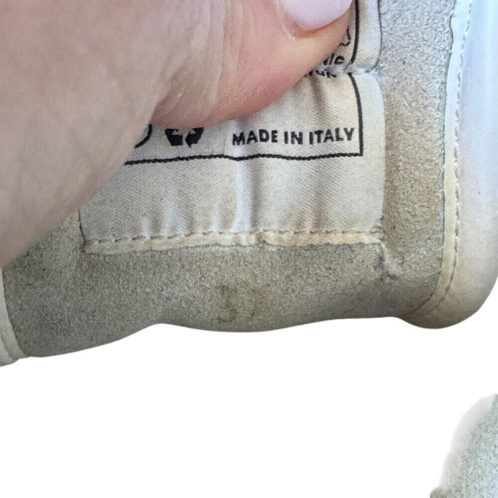 RE/DONE 80s Basketball Shoe White Leather Sneakers Women's Size 37 US 7 Italy - Picture 4 of 15